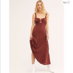 Free People Sabine Midi Dress